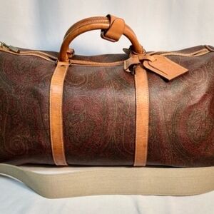 Paisley Travel Bag - Brown